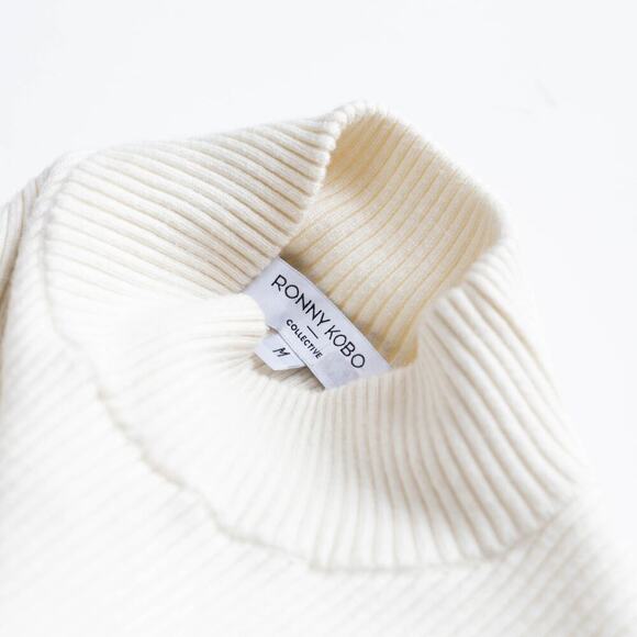 Ronny Kobo Collective Mock Neck Sweater Dress - Size M - Picture 4 of 7